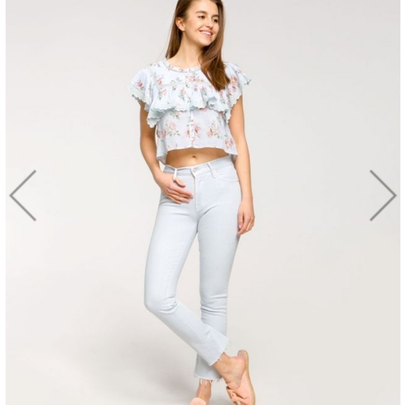 MOTHER Denim - MOTHER Rascal Ankle Snippet Jean Baby Blue Size 25